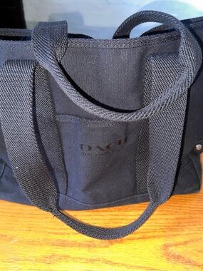 Coach Black Canvas Tote